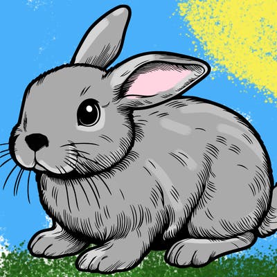 realistic bunny