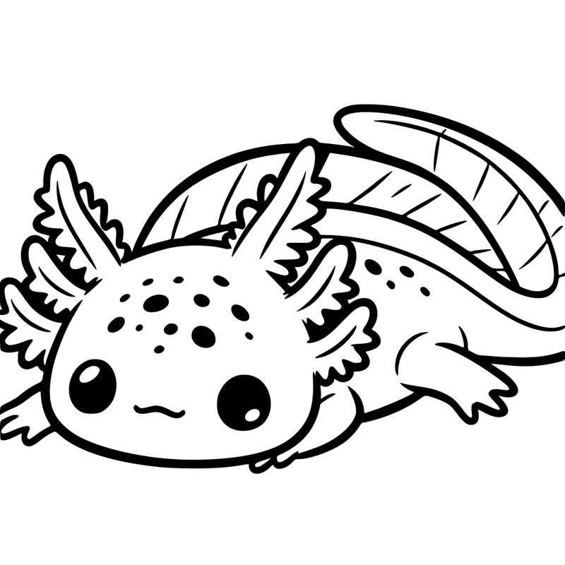 cute axolotl