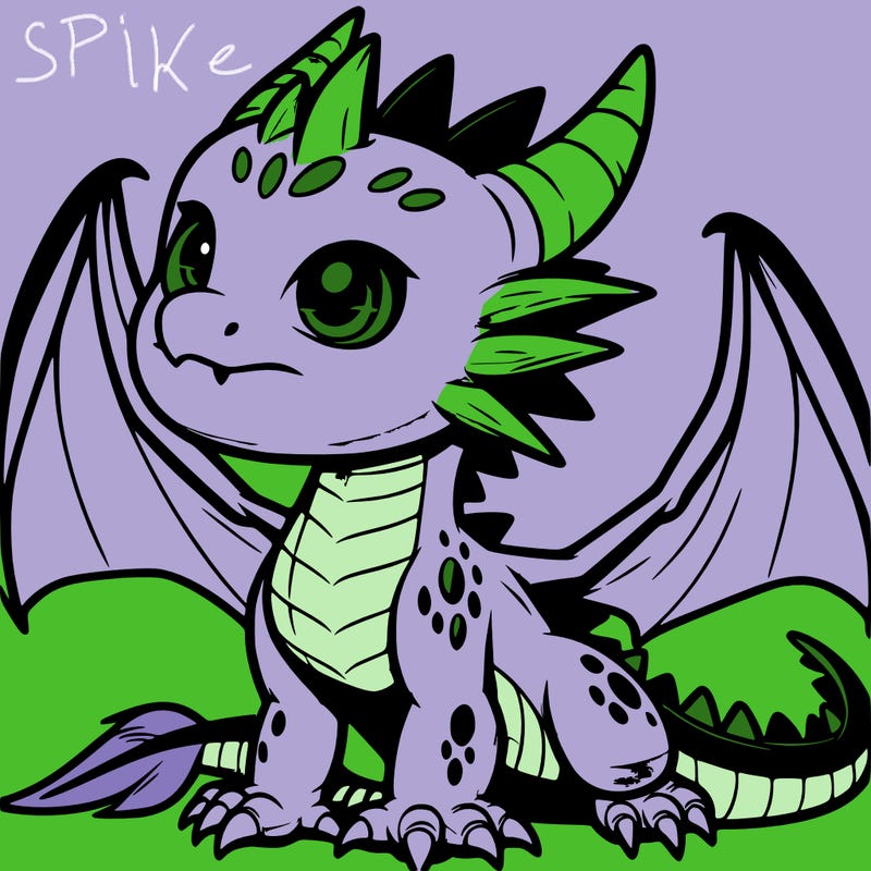 fierce baby night dragon
