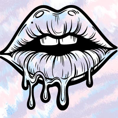 lips that look realistic and drip