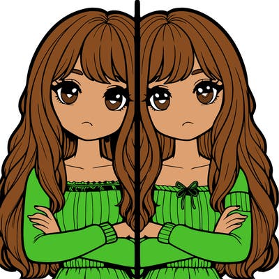 realistic girls split