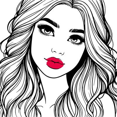 beautiful realistic girl