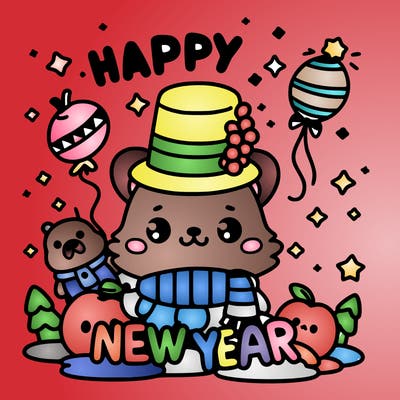 message : happy new year