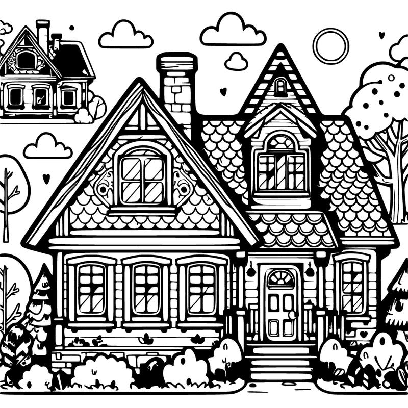 harika bir evin here