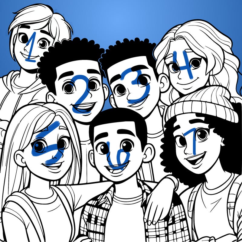 a mixed friend group