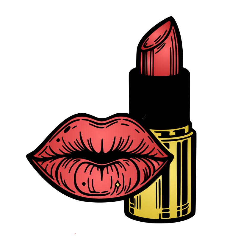lips and lipstick