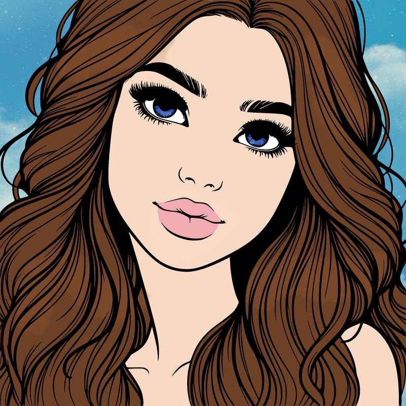 beautiful realistic girl