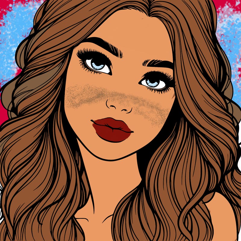 beautiful realistic girl