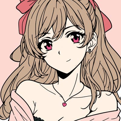 a attractive anime woman