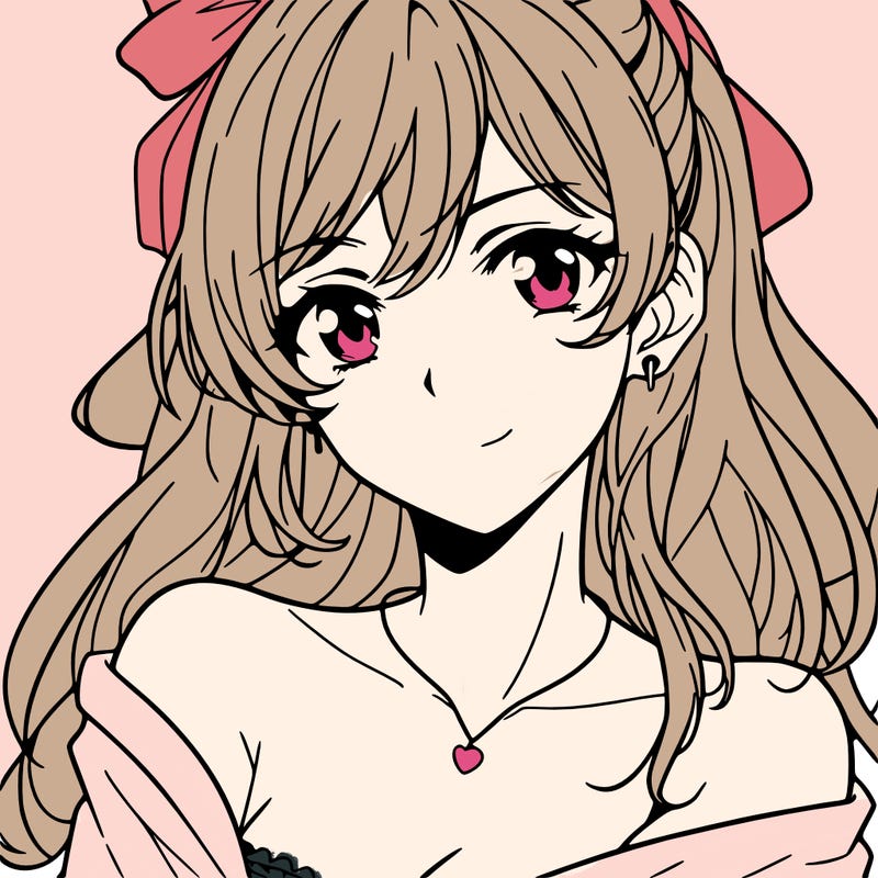 a attractive anime woman