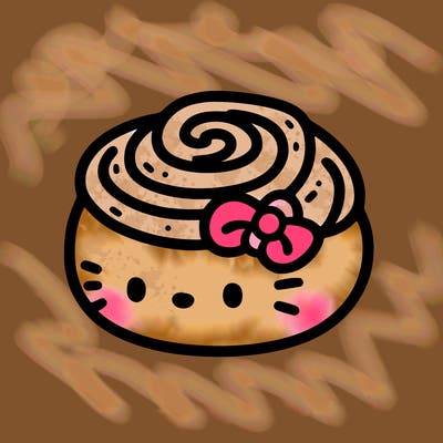 cinnamon roll from hello kitty