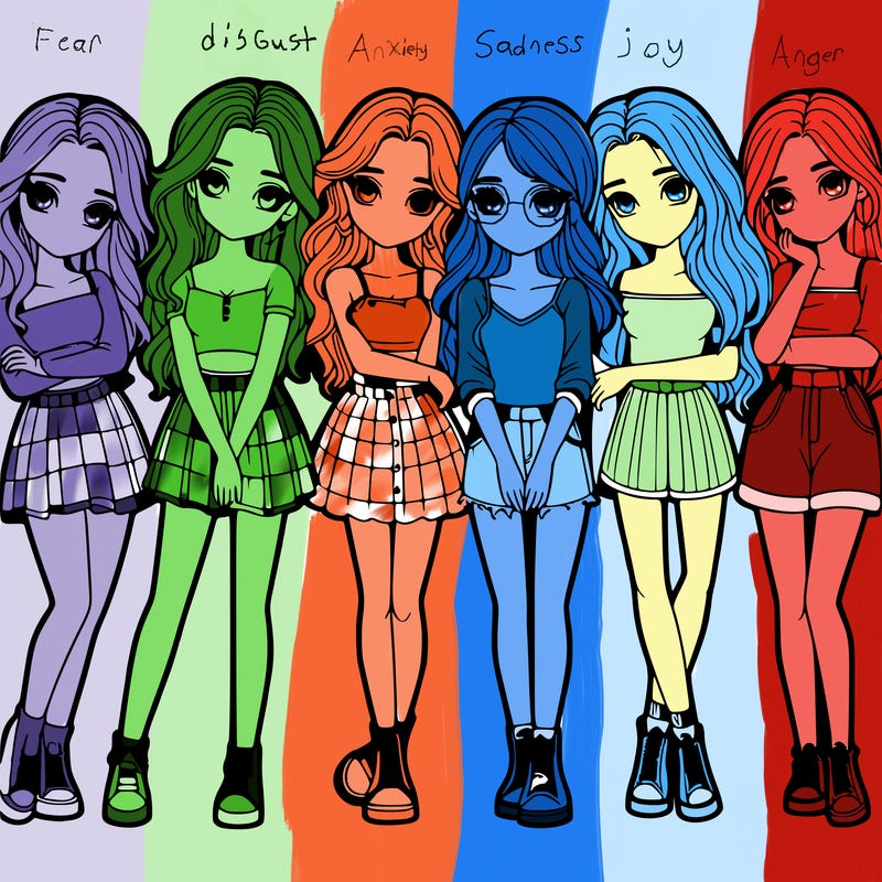 a group of girls realistic