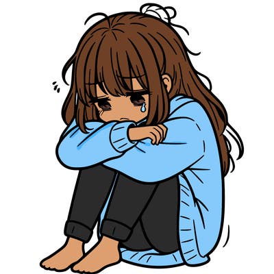 depressed girl