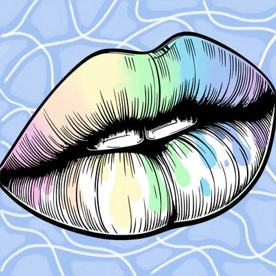 realistic lips