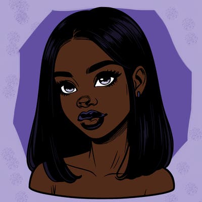 realistic black girl