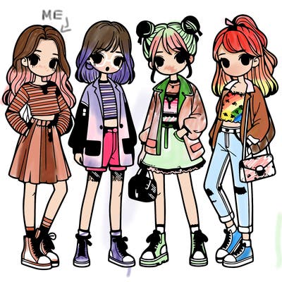 girls with fashion