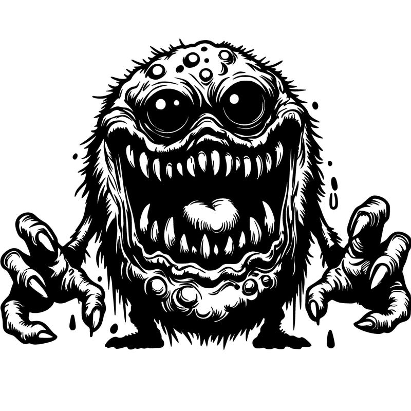 scary monster realistic