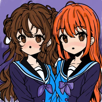 two anime girls