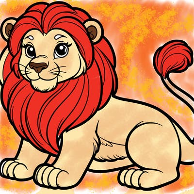 female large lion