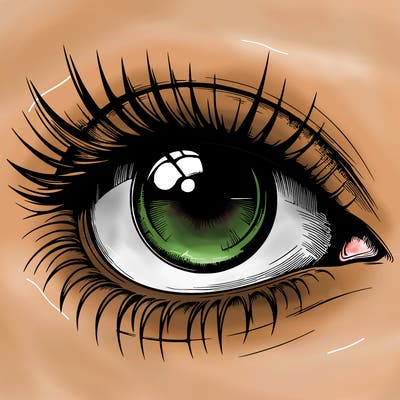 realistic eye