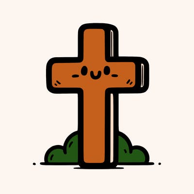 simple christian cross