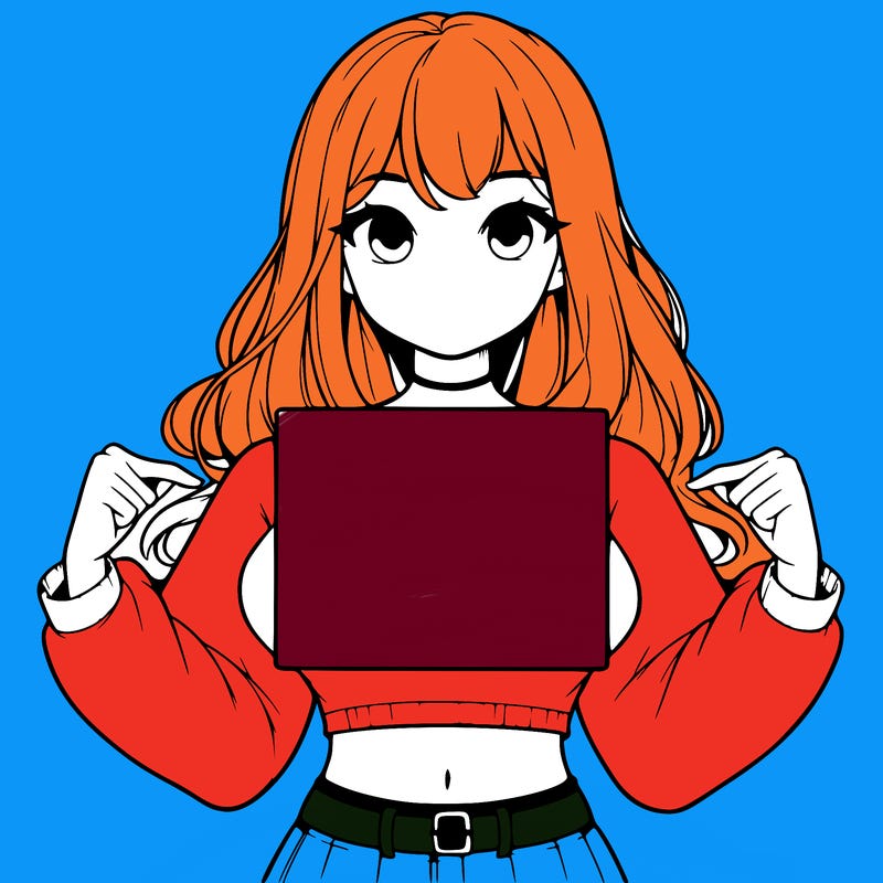 girl holding a blank sign in a long sleeve crop top