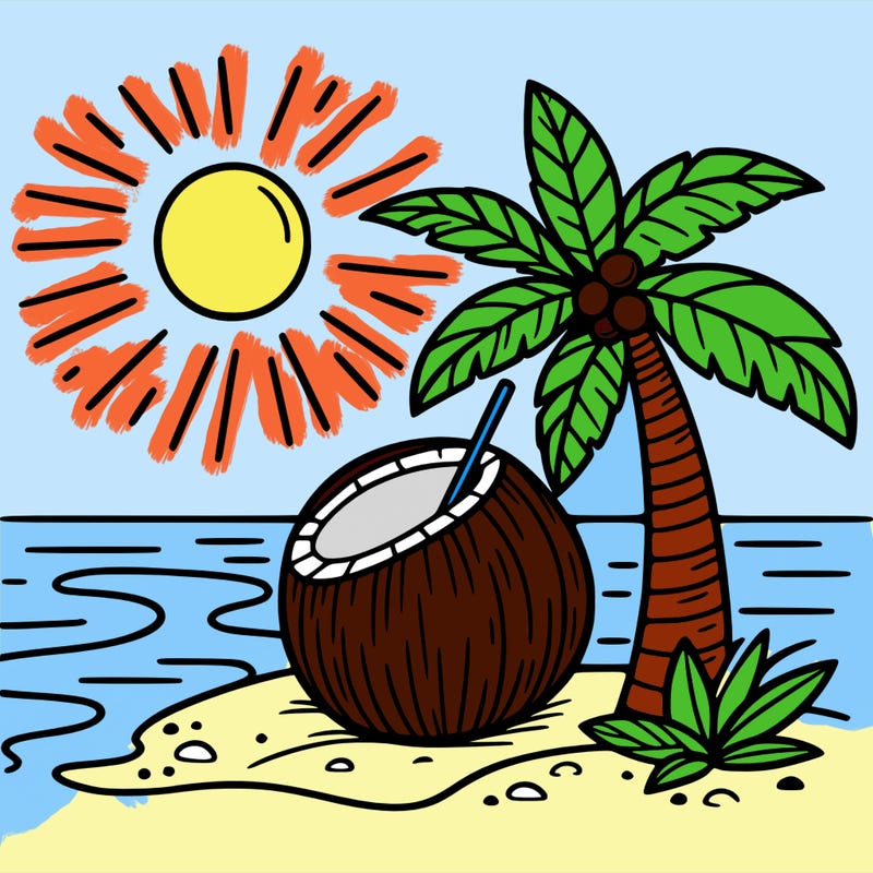 summer  coconut