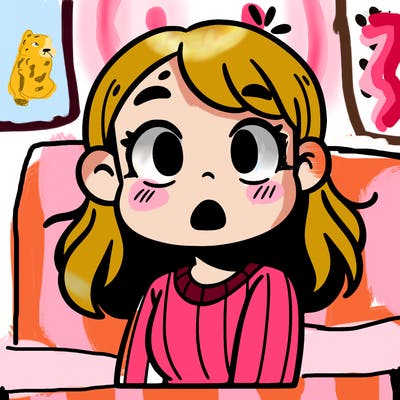 surprised girl
