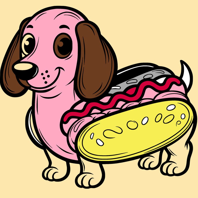 hot dog dachshund