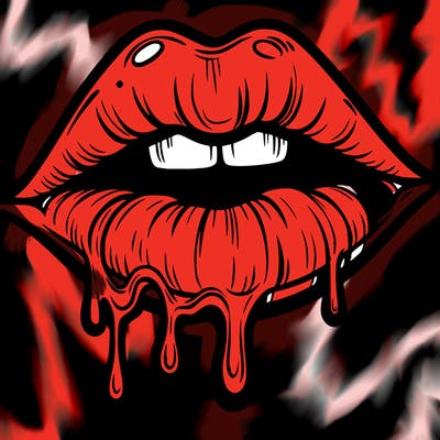 lips that look realistic and drip