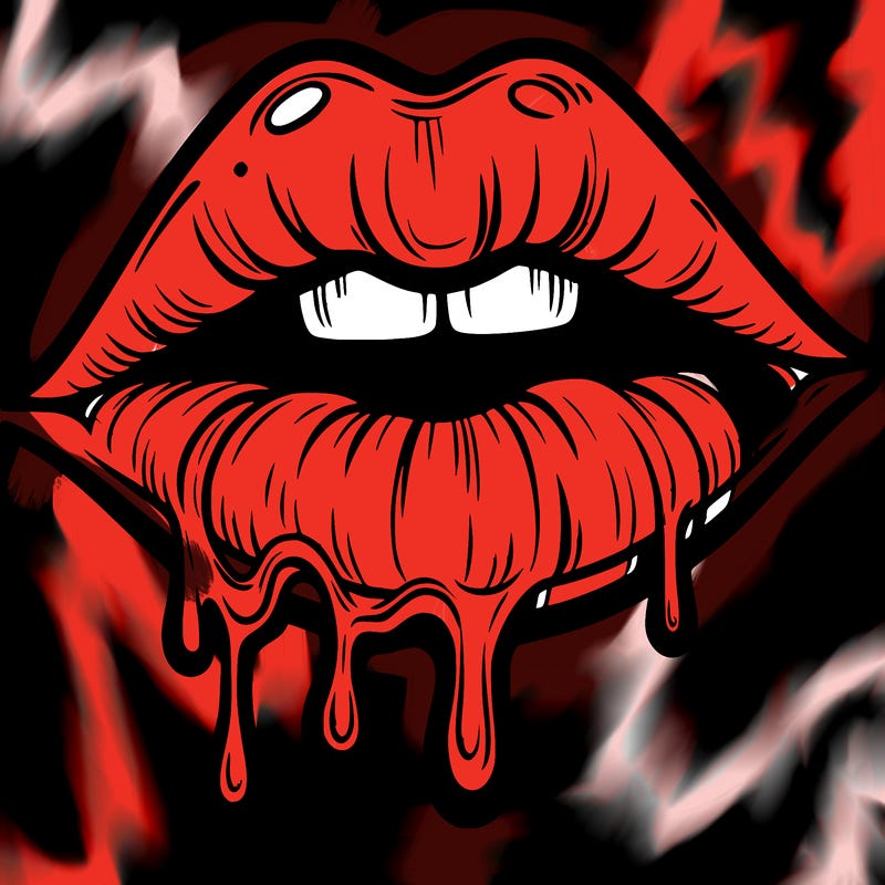 lips that look realistic and drip