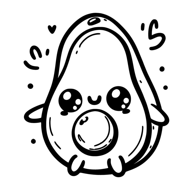 cute avocado