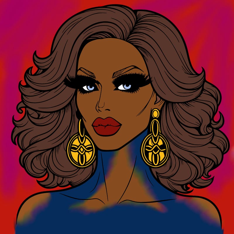 realistic drag queen