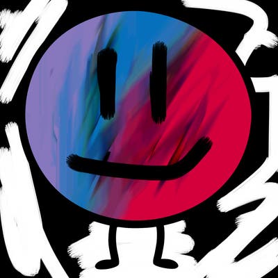 a plain circle with nothing else