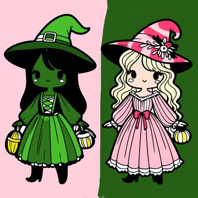 elphaba and glinda