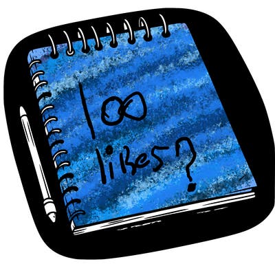 a blank sketch pad