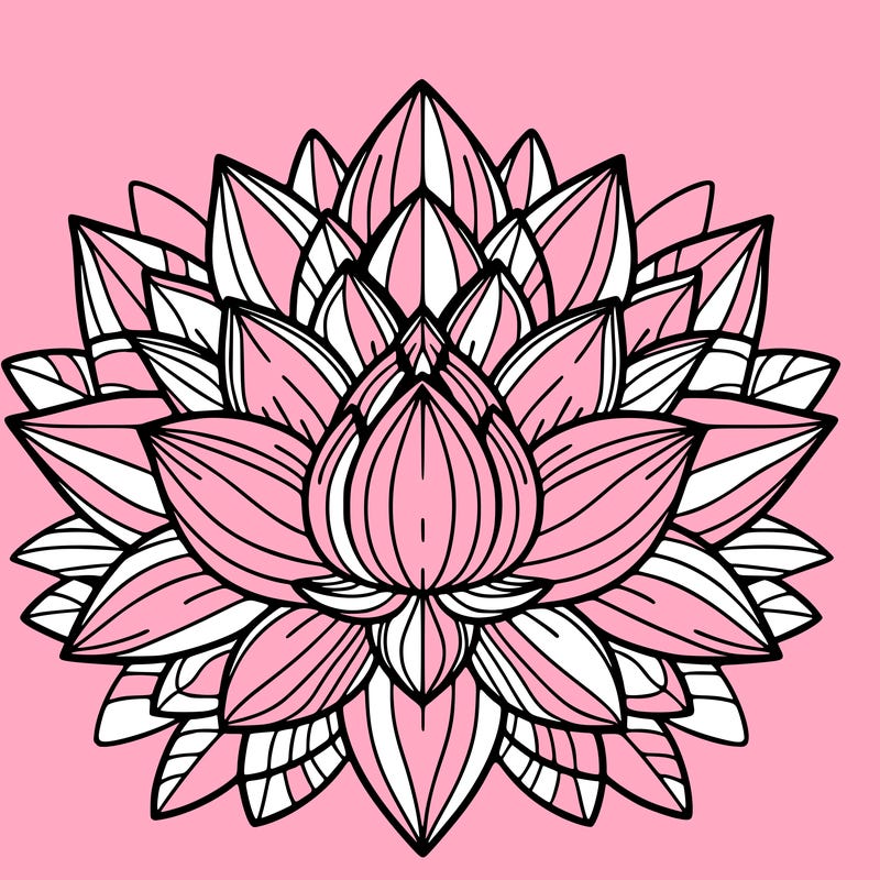 lotus flower mandala