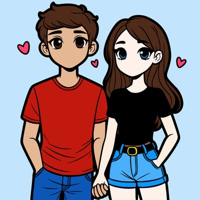 boyfriend and girlfriend