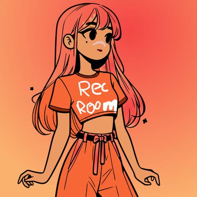 girl in a cute crop top