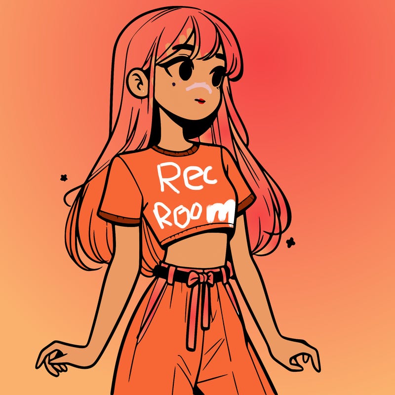 girl in a cute crop top