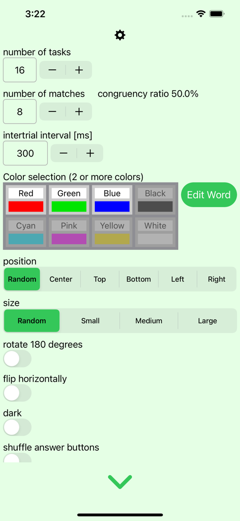 C2 Stroop Task - Education App | MWM