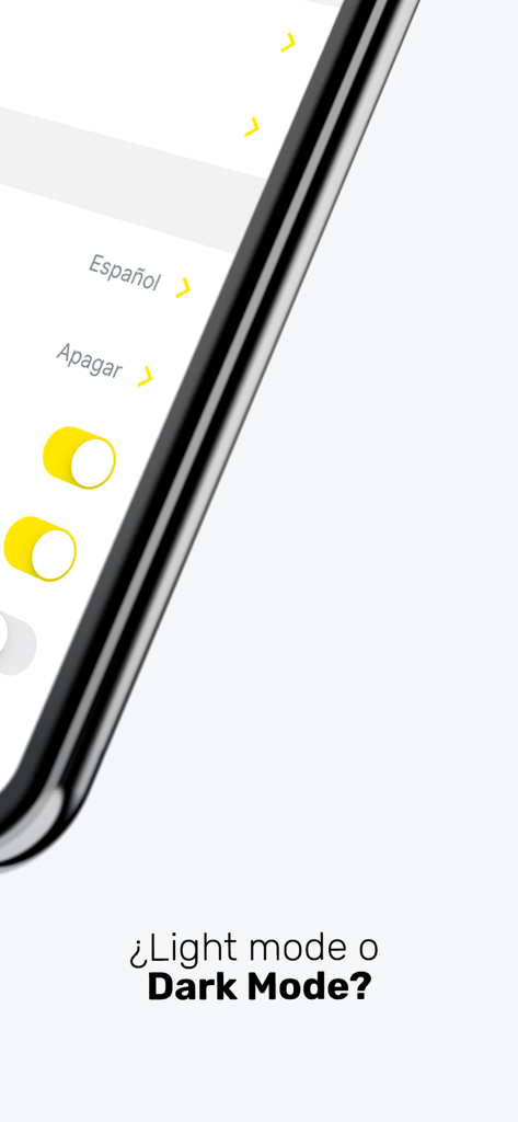 Sersana HOME app interface for selecting light or dark mode