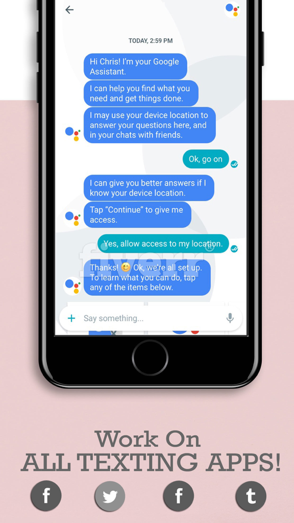 Better Font-s Pro - Better Font-s Pro showing compatibility with all texting and social media apps on a smartphone