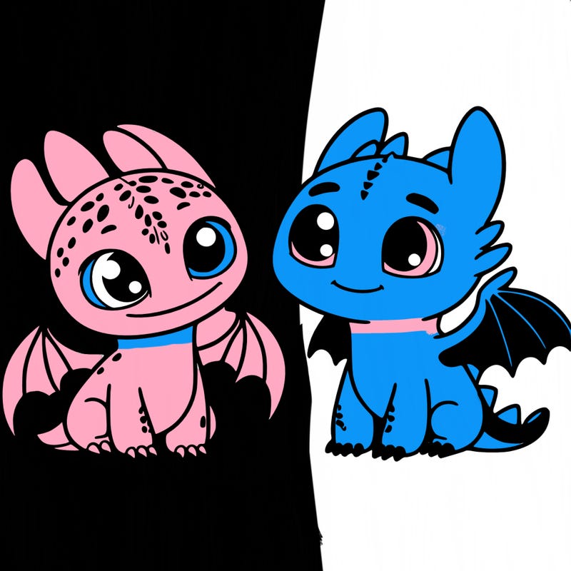 toothless and light fruy
