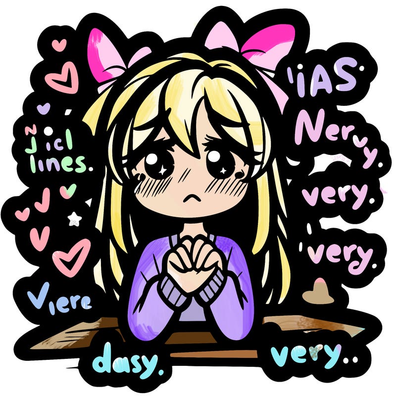 very very, very very hard girl drawing