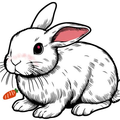 realistic bunny