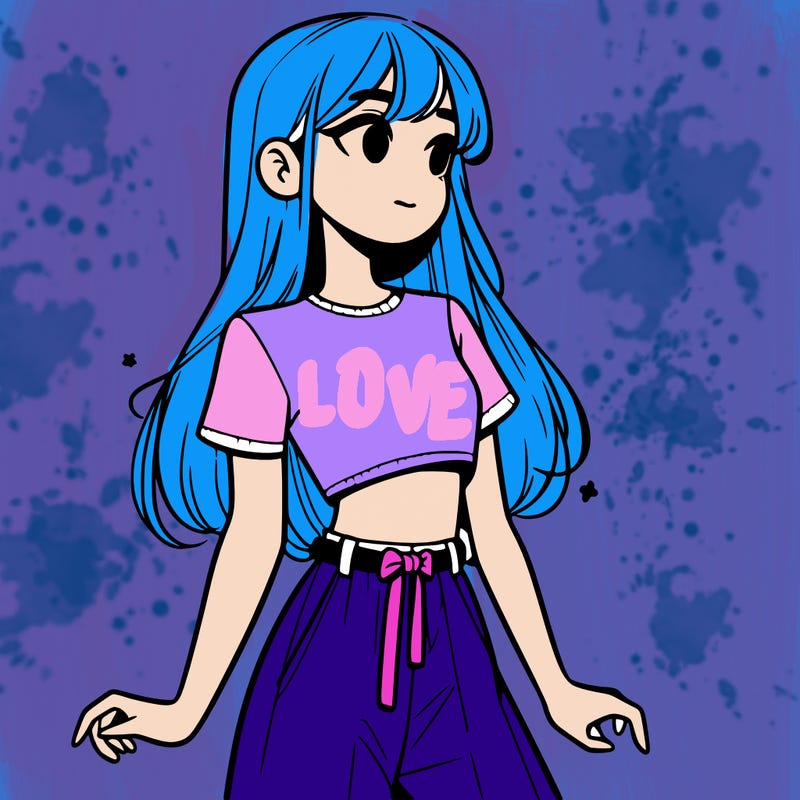 girl in a cute crop top