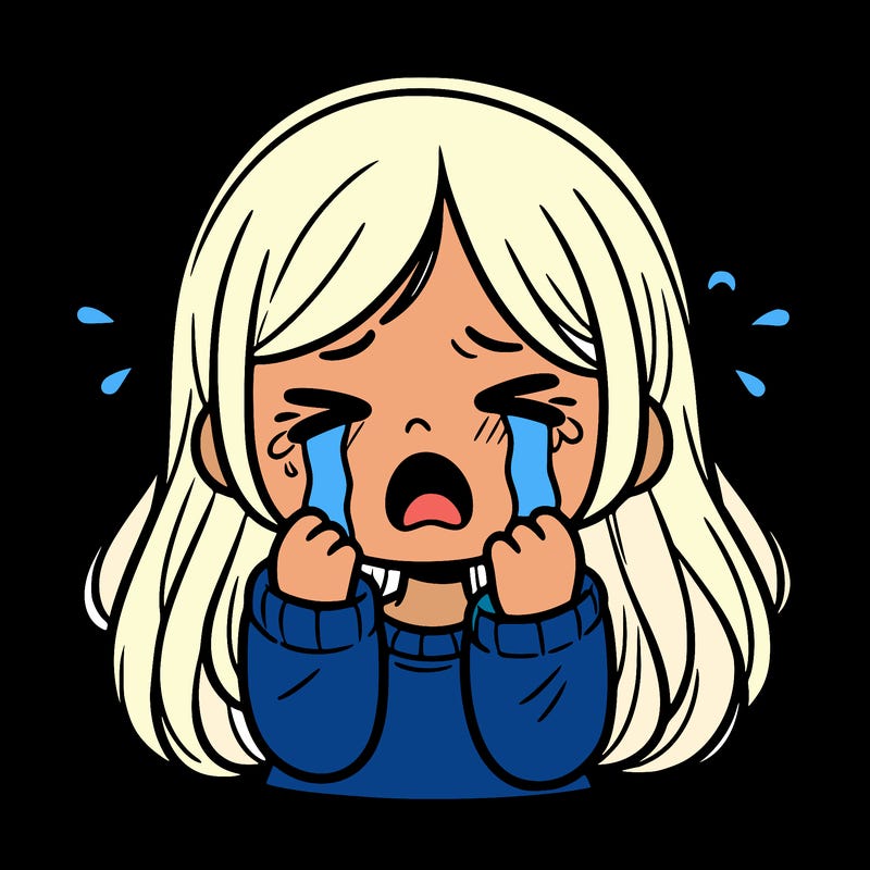 crying girl