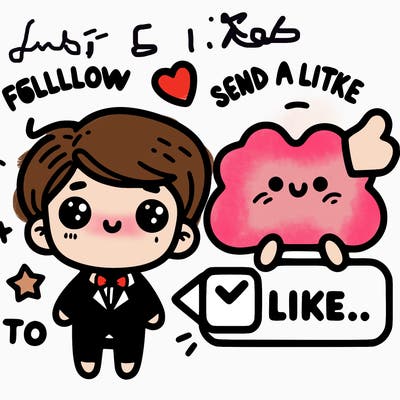 please follow and send a like