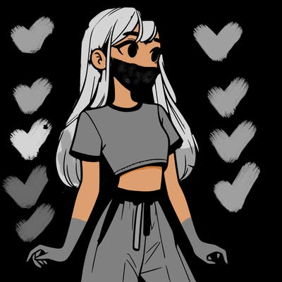 girl in a cute crop top